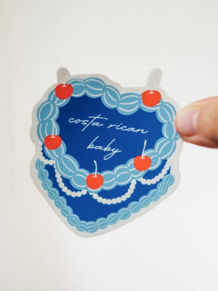Costa Rica Vintage Pastell-Aufkleber für den Großhandel von Latina Dreamer Apparel