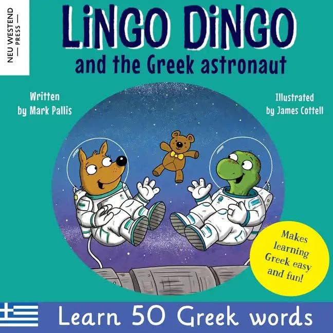 Books by splitShops - Wholesale Book - Kids - Lingo Dingo and the Greek astronaut: Laugh as you learn Greek for children: Greek books for kids; teach Greek language to kids toddlers babies; Greek - Paperback