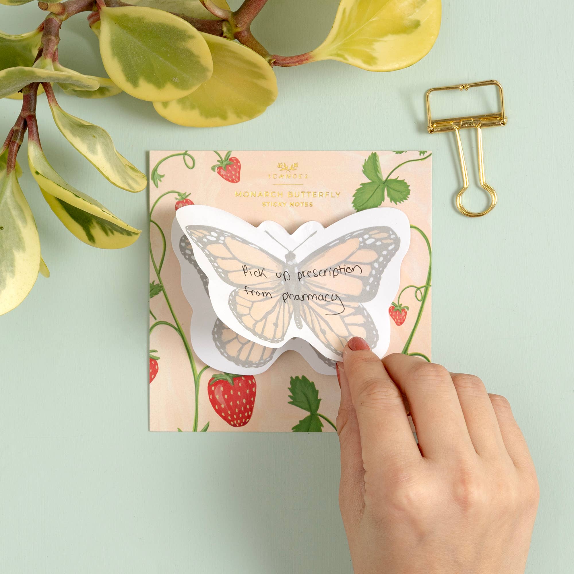 1canoe2 | One Canoe Two Paper Co. - Wholesale Sticky Notes - Monarch Butterfly Sticky Notes2