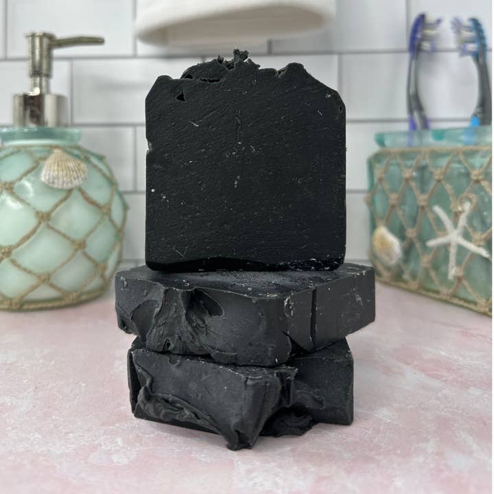 Pine Tar & Charcoal Cold-Processed Bar Soap for wholesale by Heir Soapery