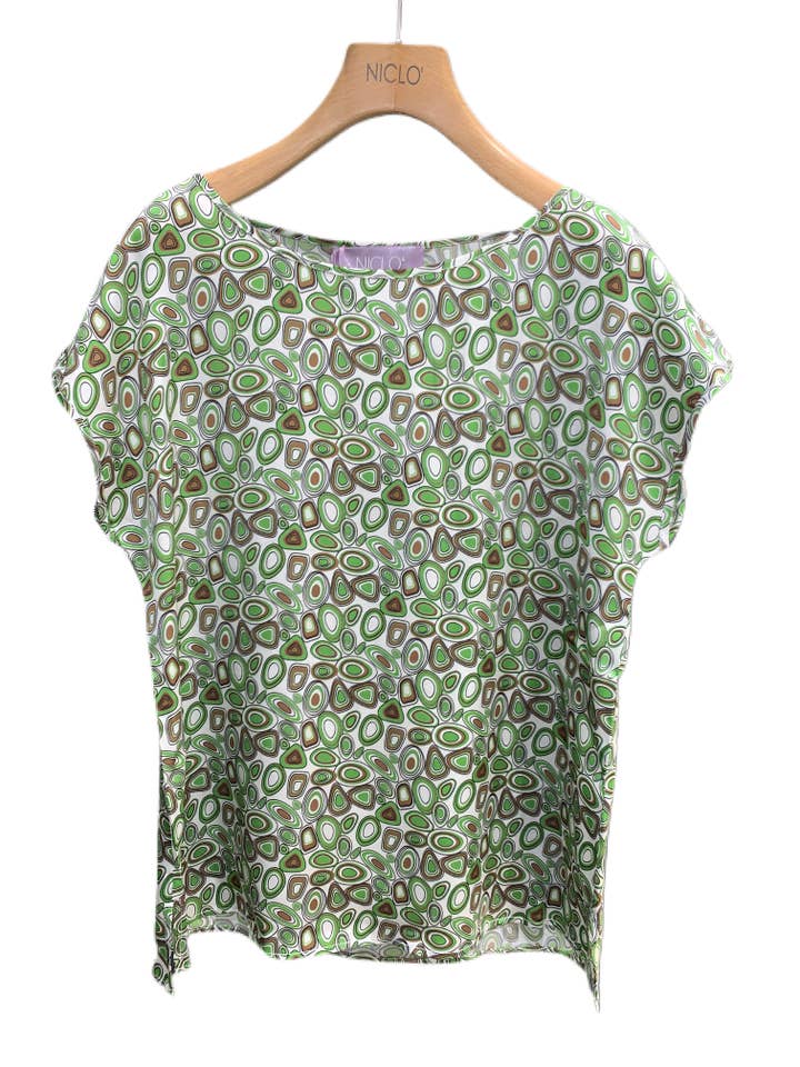 1/2 sleeve blouse #2211437 for wholesale by NICLO' love in italy