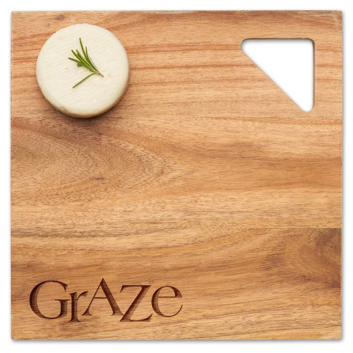 Acacia Modern Geo Square | Graze | 12 x 12" for wholesale by Sophistiplate