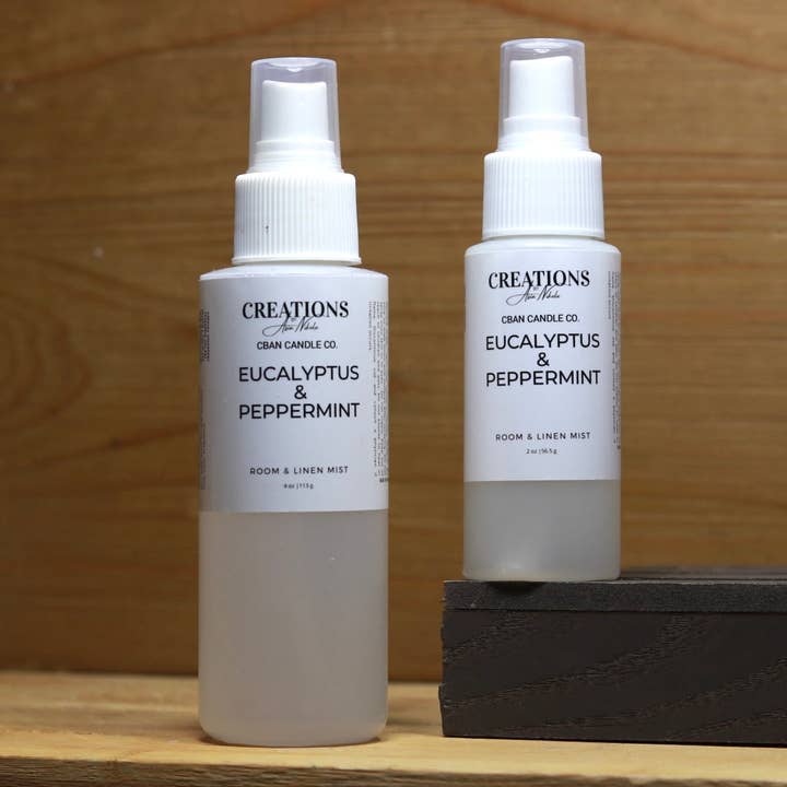 "Eucalyptus & Peppermint" Room & Linen Spray for wholesale by Creations By Asia Nikole