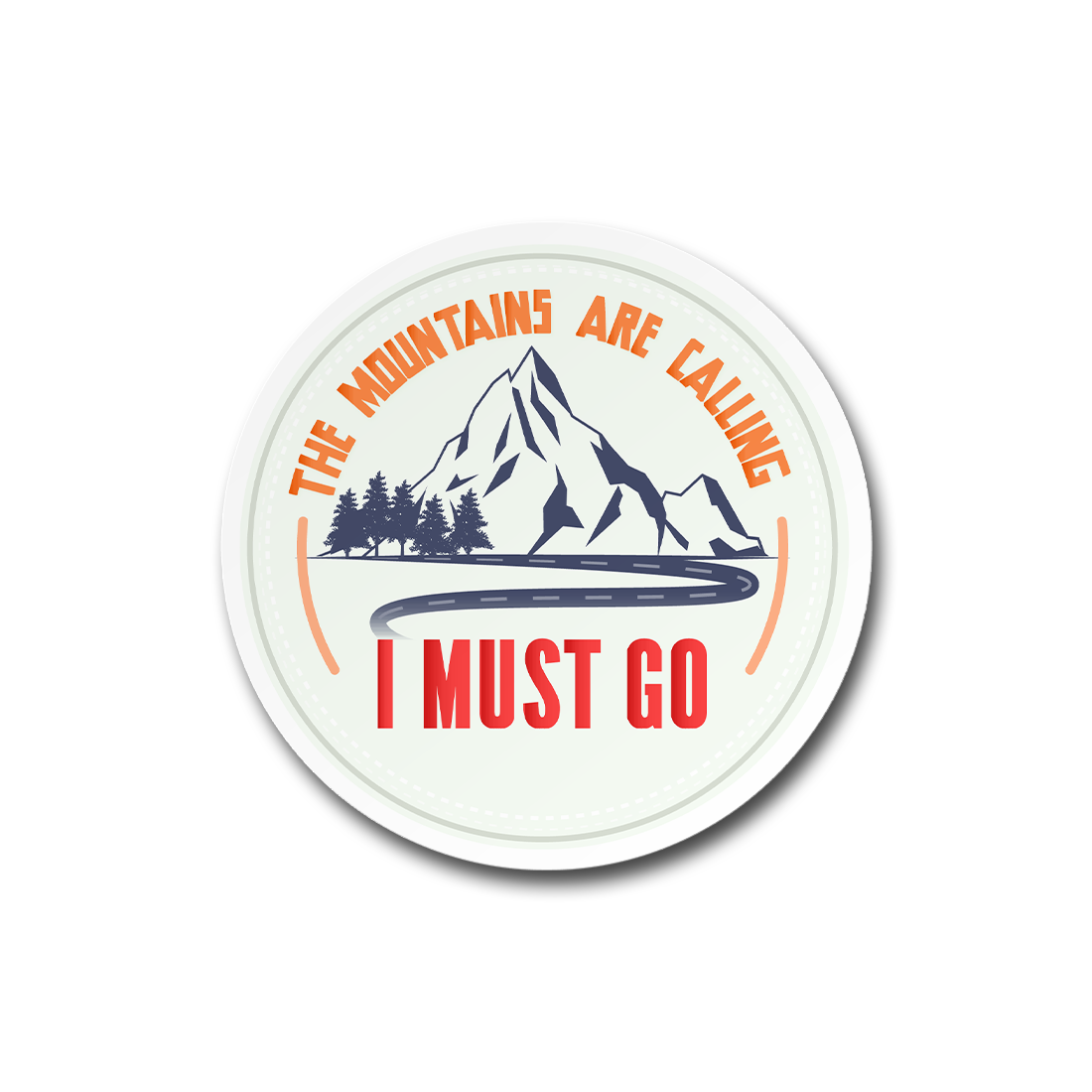CJ's Sticker Shop - Vente Autocollant - Autocollant en vinyle Les montagnes appellent et je dois y aller0