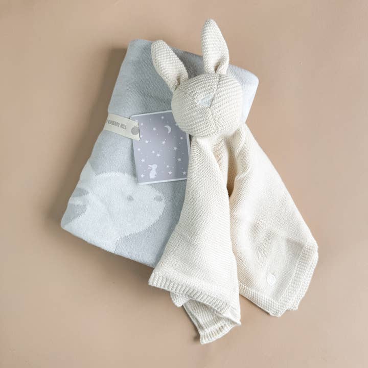 Lovey Bunny Cream Baby Gift Blanket Toy Spring Cuddle Cloth for wholesale on Faire3