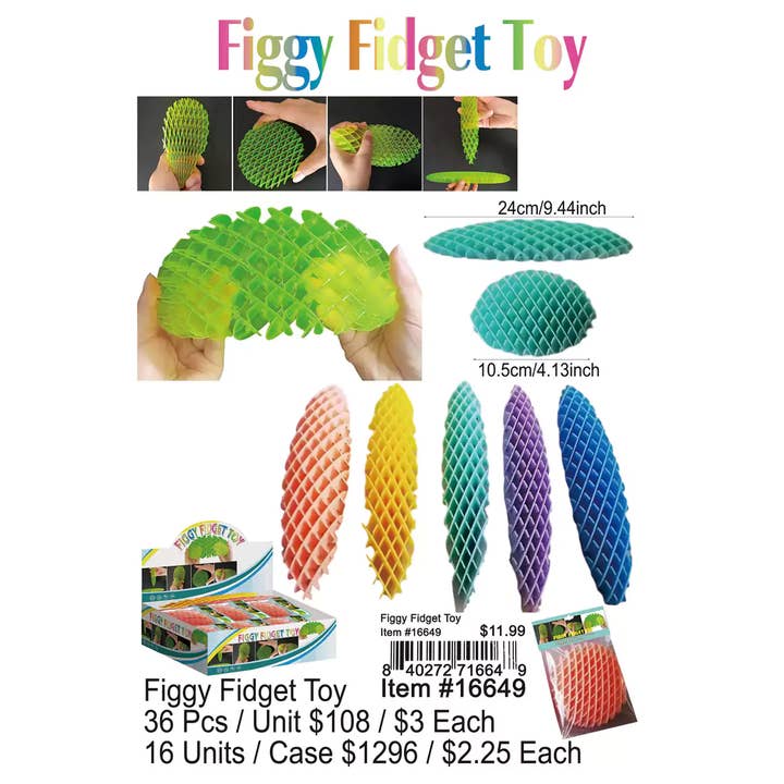 Puka Creations - Wholesale Fidget Toy - Kids - Figgy Fidget Toys