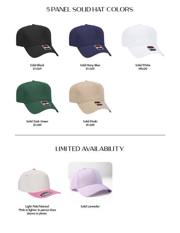 Sundrop - Wholesale Baseball Cap - Unisex - Custom Embroidered Hat (may incur $12 digitizing fee)10