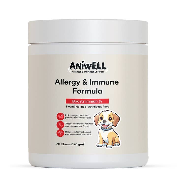 Aniwell Allergy & Immune Formula: Powered by Neem & Moringa for wholesale by Aniwell