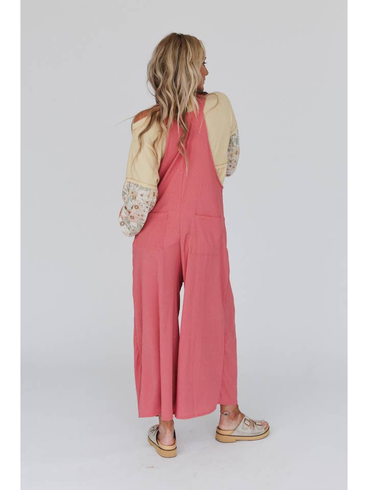 Three Bird Nest - Wholesale Jumpsuit - Women's - Serenity Wide Leg Jumpsuit - Marsala