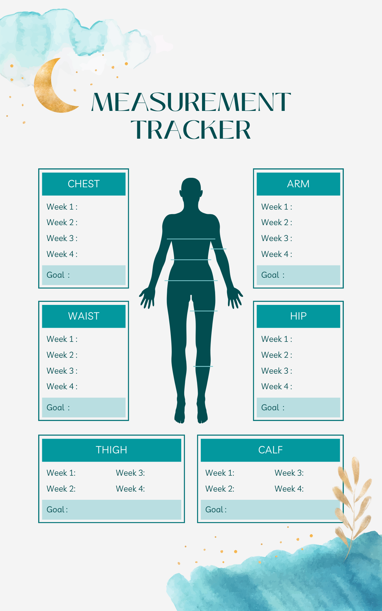 Missh Shop - Wholesale Planner - 8x5 Fitness Planner tracker 4 categories for workouts, exerc4