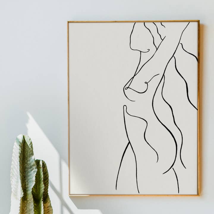 Portrait personnalisé pour la vente par Splash and Line