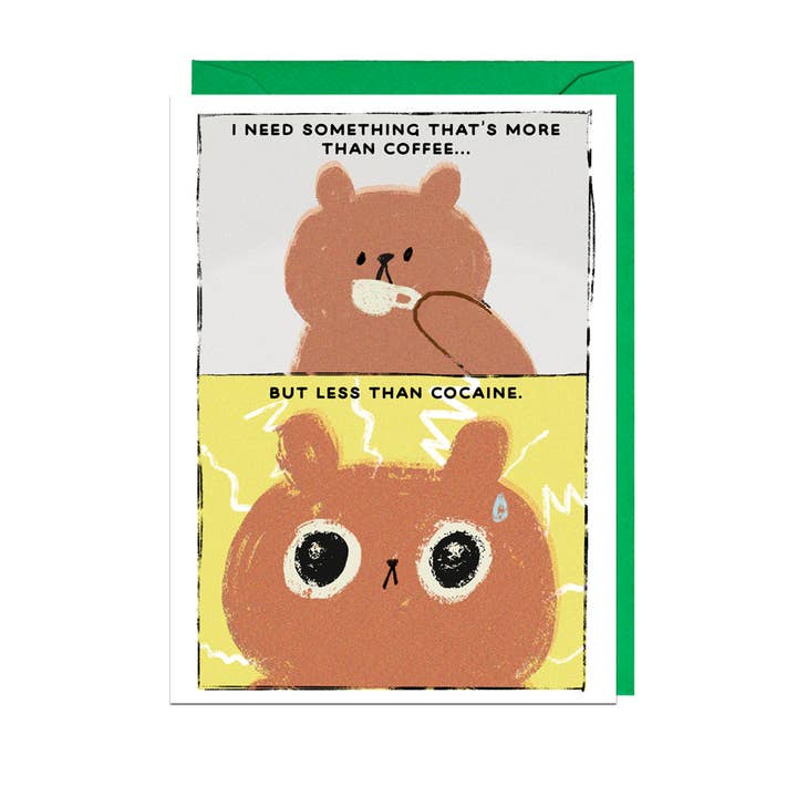 COFFEE COCAINE-kort för wholesale av Jolly Awesome
