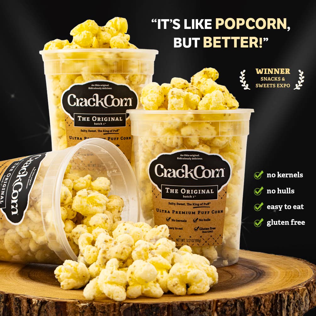 Puffy Pop / Crack Corn – Engroshandel Popcorn – Crack Corn / Puffy Pop - Havsaltkaramel (113 g)3