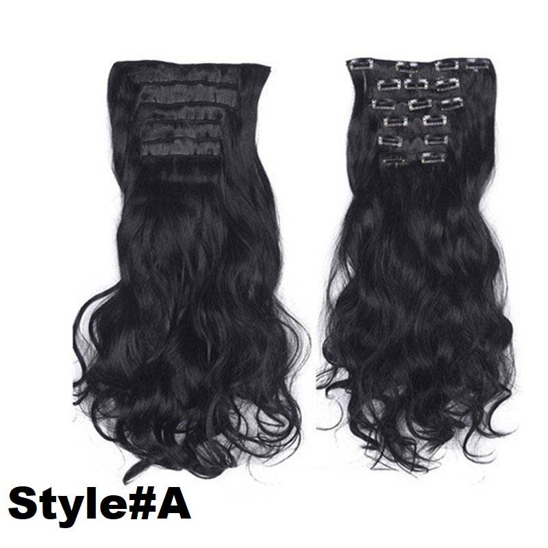 VIGOR - Wholesale Hair Extensions - Long Curly Wavy Hair 16 Clip In Hair Extension27