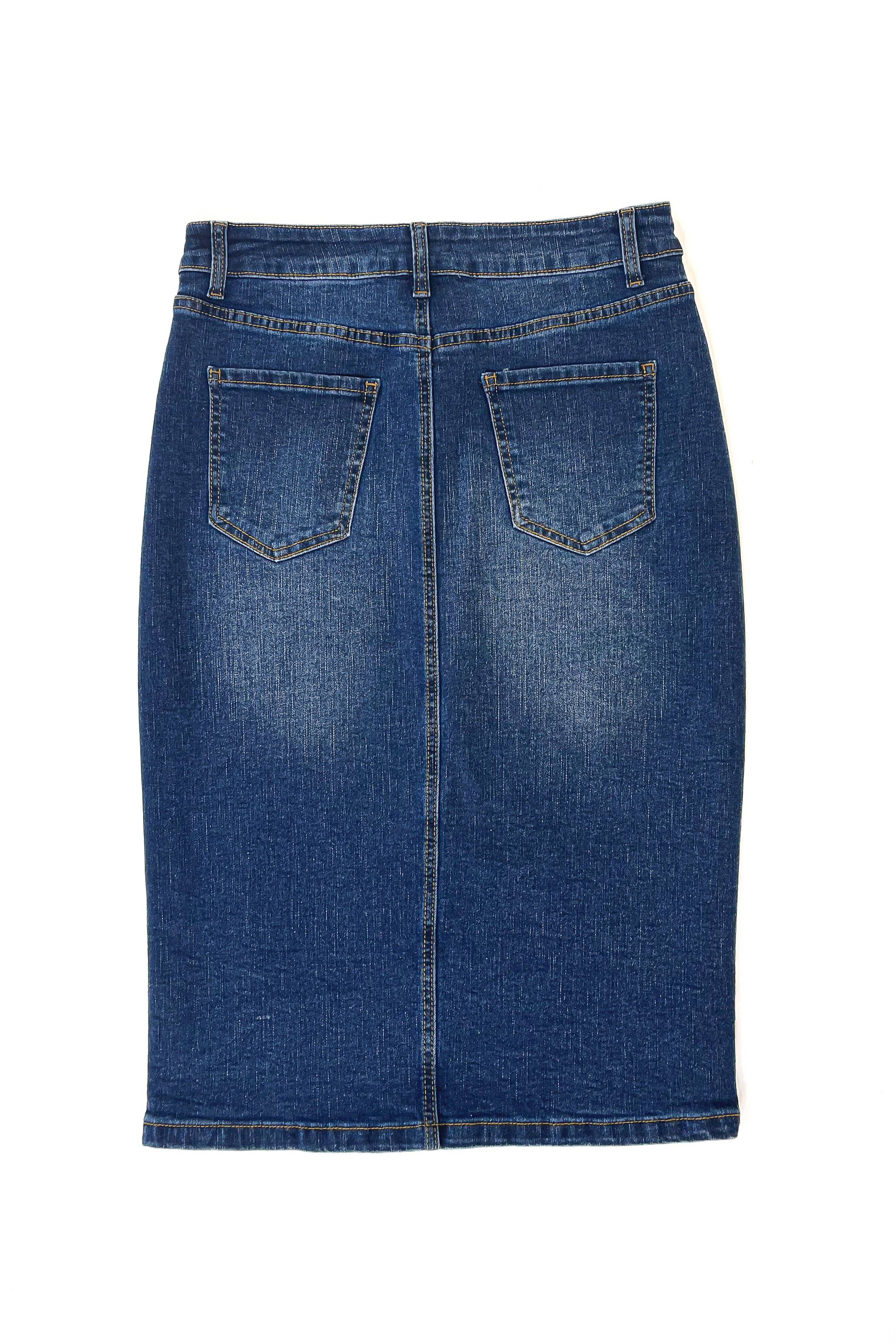 Jupe De Abby - Vente Jupe – femme - Le Havre en Dk. Indigo1