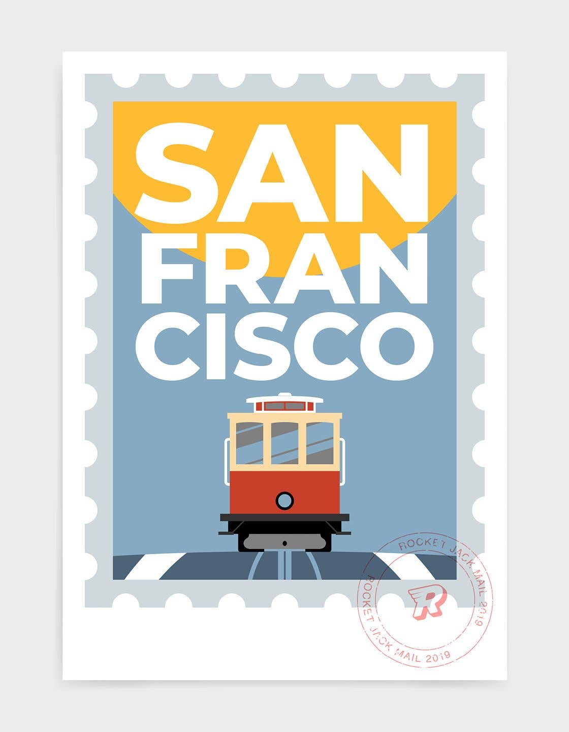 Rocket Jack – wholesale Art print – San Francisco3