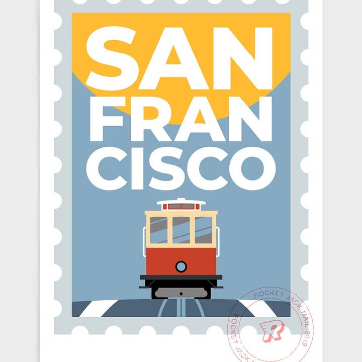 Rocket Jack – wholesale Art print – San Francisco3