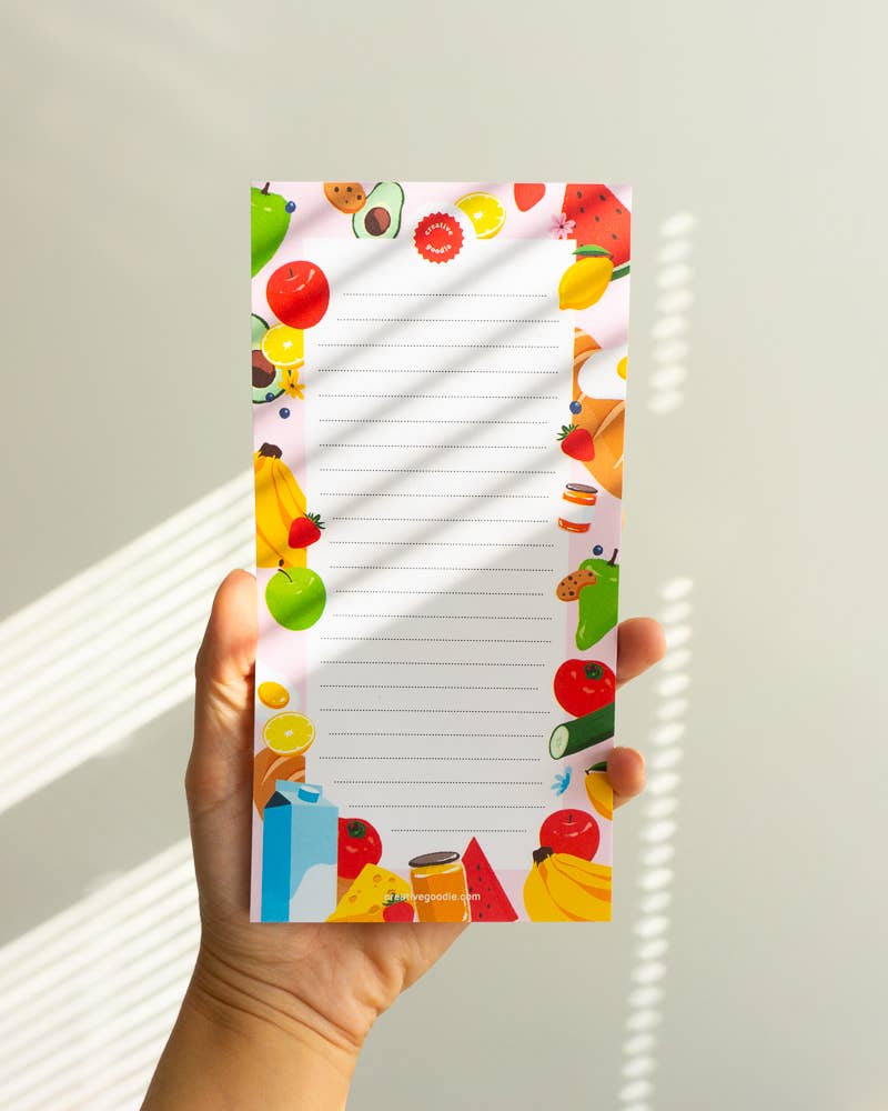 Creative Goodie - Wholesale Notepad - Groceries list Notepad, Shopping, Recipe, Cooking, Meal prep3