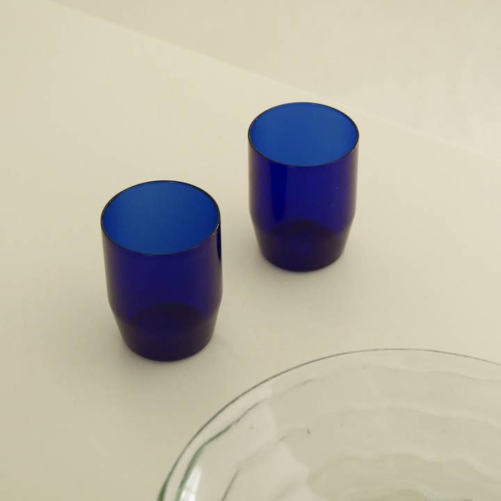 YIELD - Wholesale Drinking Glass/Cup - 12 oz Century Cobalt Glass Set
