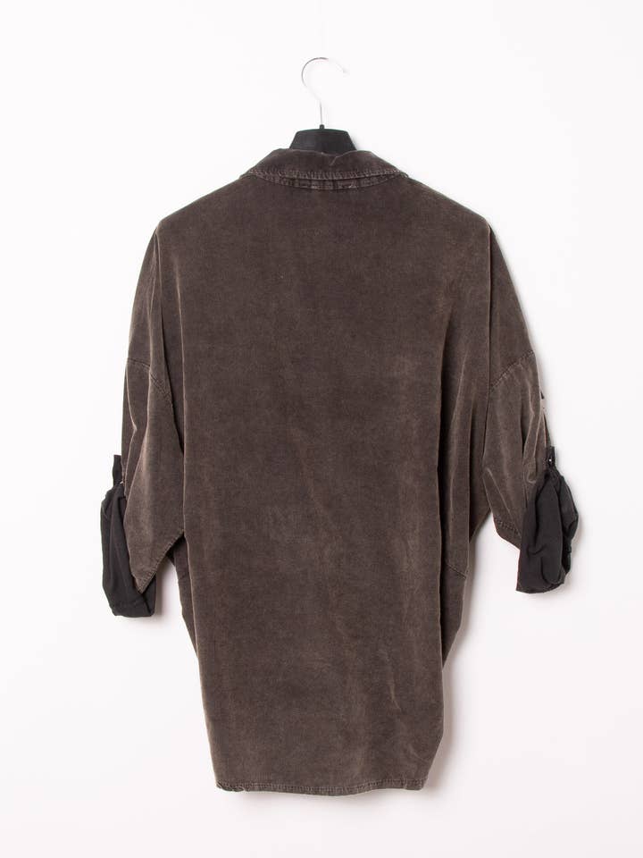 Pépouz' Paris - Wholesale Button Down Shirt - Women's - Western-style fringed shirt PC25495