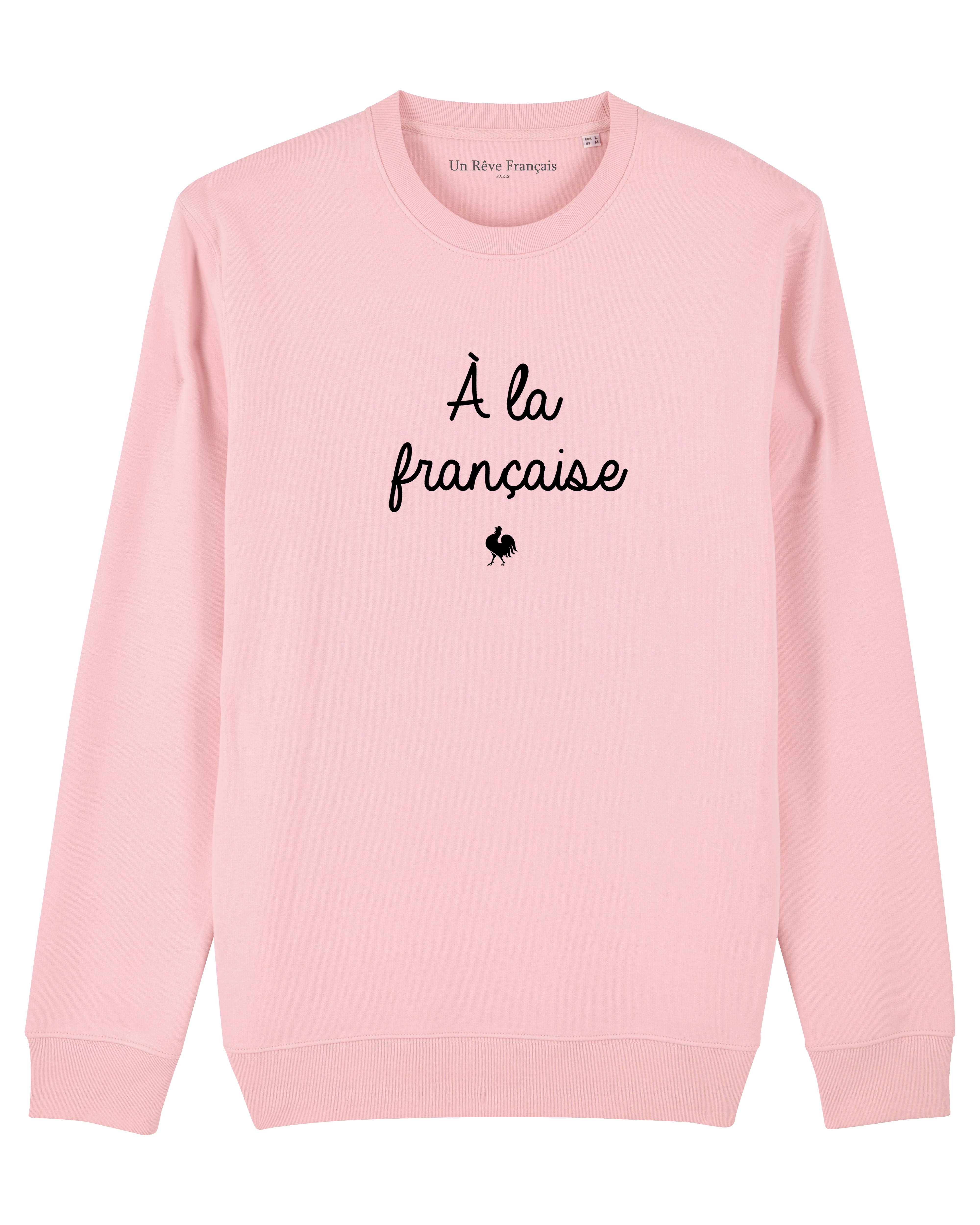 Un Rêve Français – wholesale Sweatshirt med tryck - Dam – Sweatshirt « French style » unisex i ekologisk bomull1