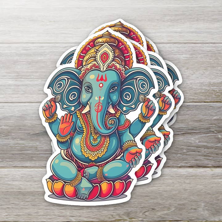 Ganesh Sticker for wholesale by Ozark Sticker Company
