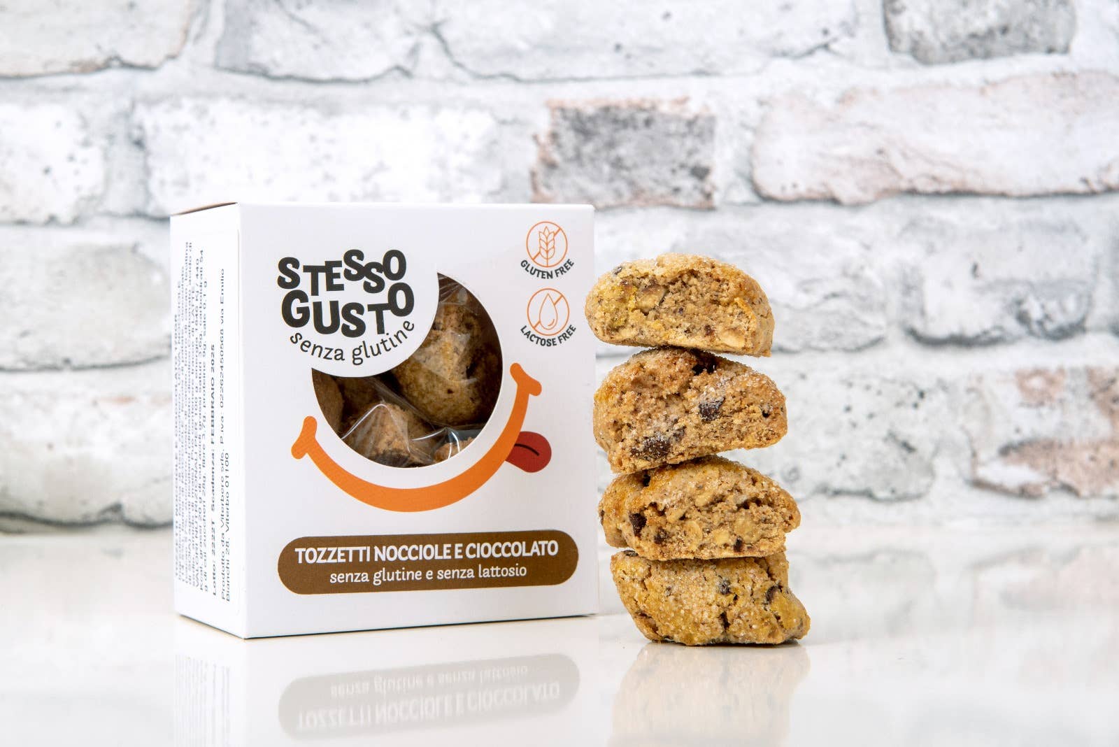 SPAZIOGOLOSO! laboratorio artigianale senza glutine – wholesale Kakor – Glutenfria hasselnöts- och chokladbiscotti 170 g0