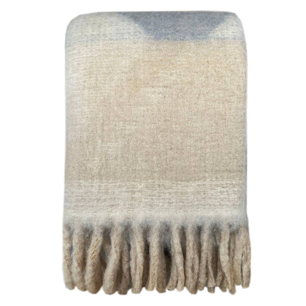 Malagoon - Wholesale Throw Blanket - Zapotec soft grey recycled throw2