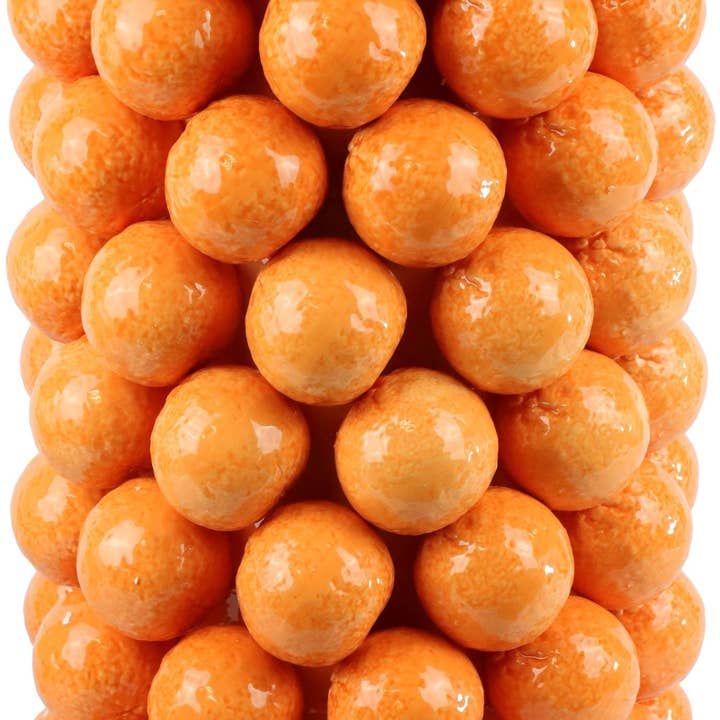 Oranje keramische vaas 26x26x44 cm (HOFF6366) voor wholesale door HOFF-INTERIEUR