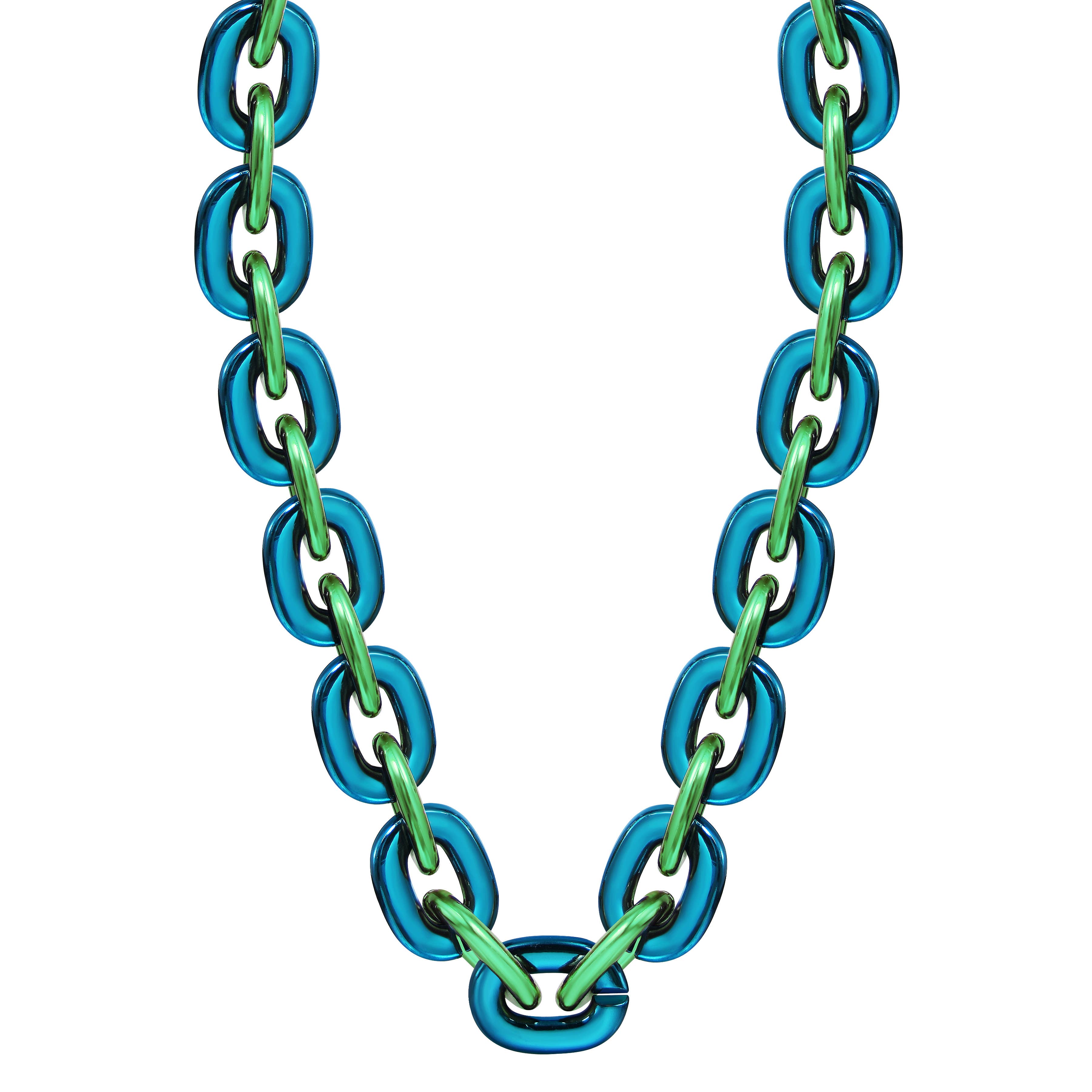 Simran International - Wholesale Link & Chain Necklace - Jumbo Fan Chain Necklace33