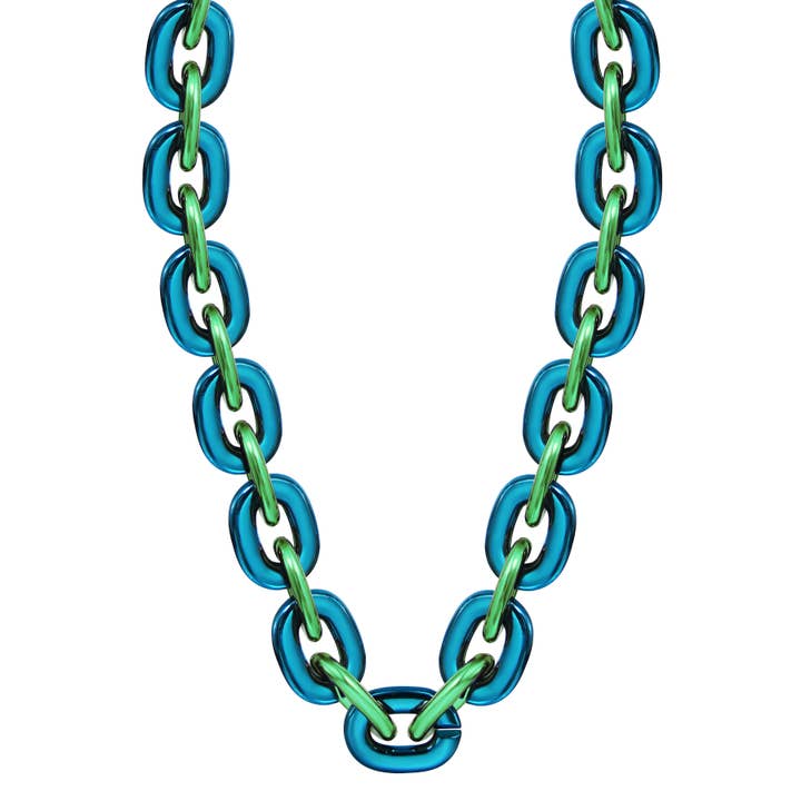 Simran International - Wholesale Link & Chain Necklace - Jumbo Fan Chain Necklace33