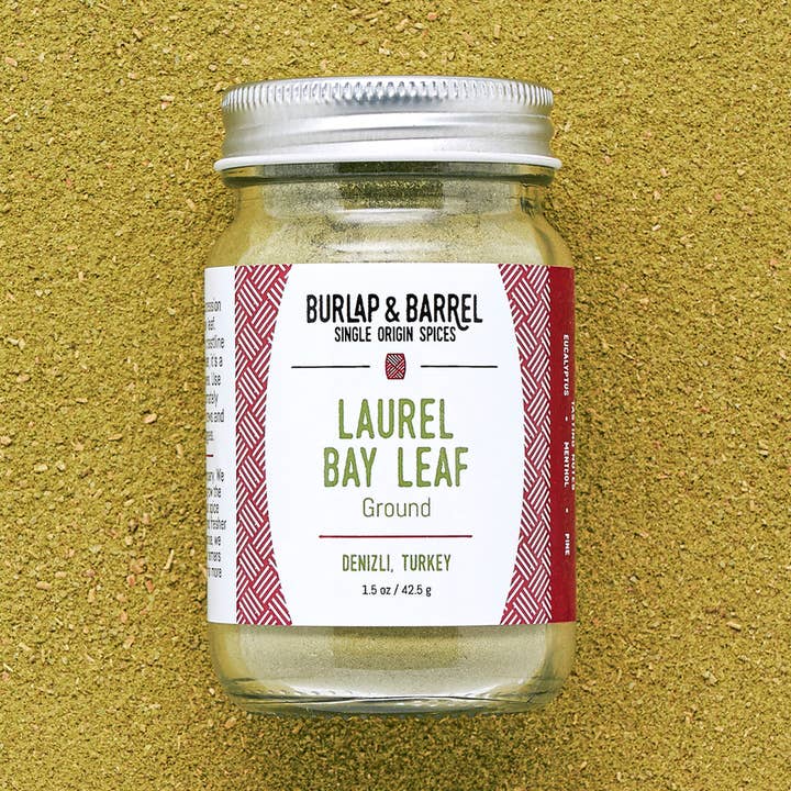 Burlap & Barrel - Wholesale Dried Spice - Ground Laurel Bay Leaves - Single Origin Spice & Seasoning