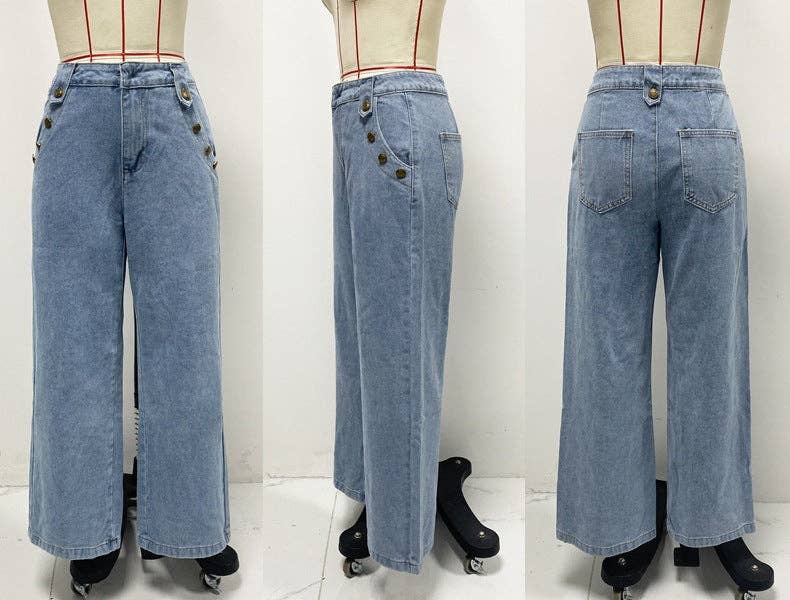 Marayn – wholesale Top & pants set (NOT Loungewear) – Women's – NEW Chic Denim Vest Set European Style Ready5