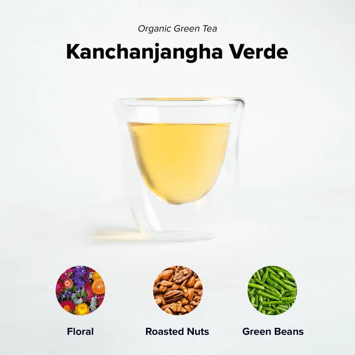 Nepal Tea Collective - Vendita all'ingrosso Tè sfusi - Tè sfuso Kanchanjangha Verde - 1 kg (2,2 libbre)