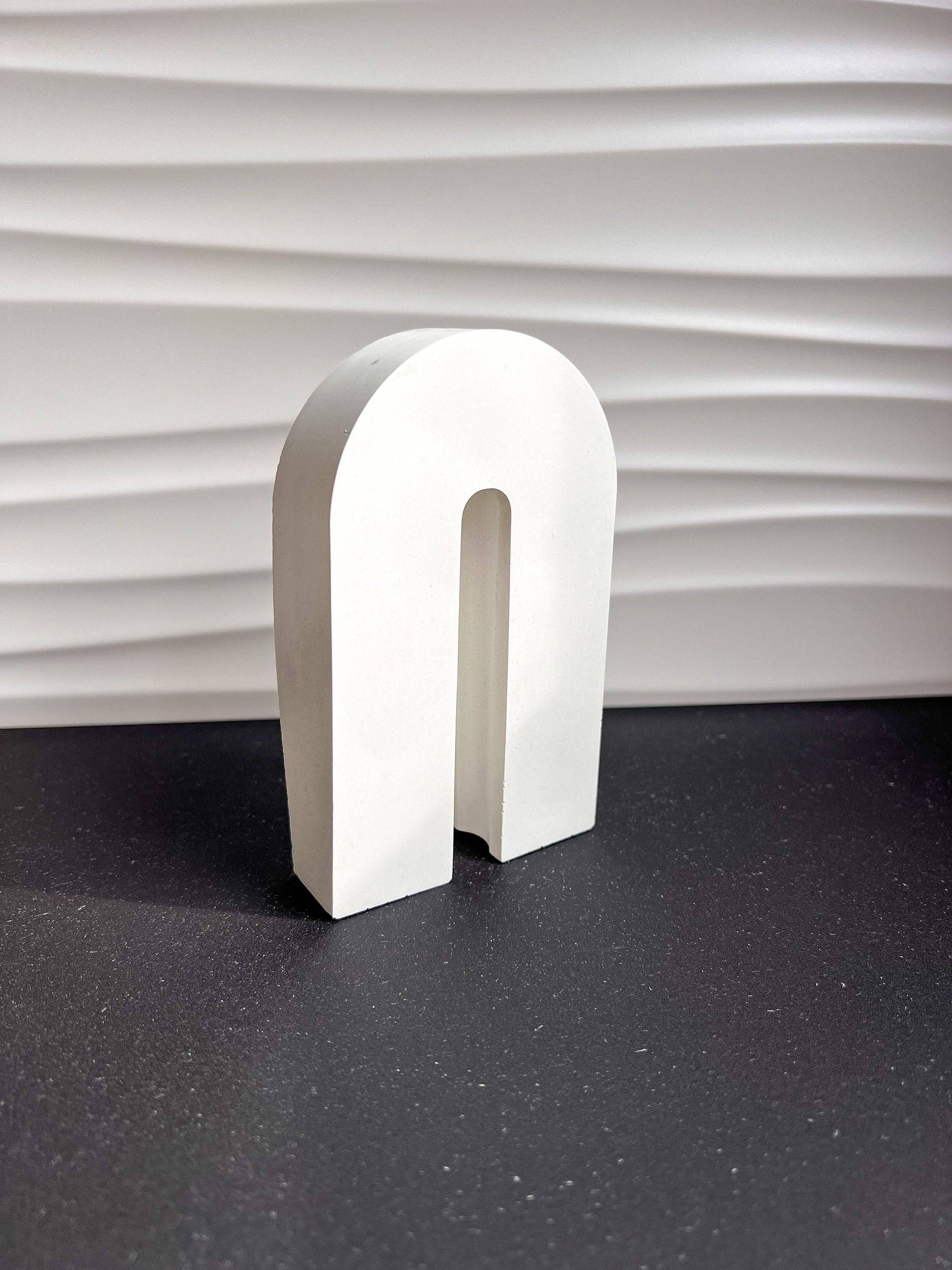 Minimal Loot Design - Wholesale Sculpture - Concrete Sculptural Arch, Standing Arch Decor, Nordic, Decorative Arch, Photo Props, Geometric Ornament, Cement Decor, Modern Decor, Still2