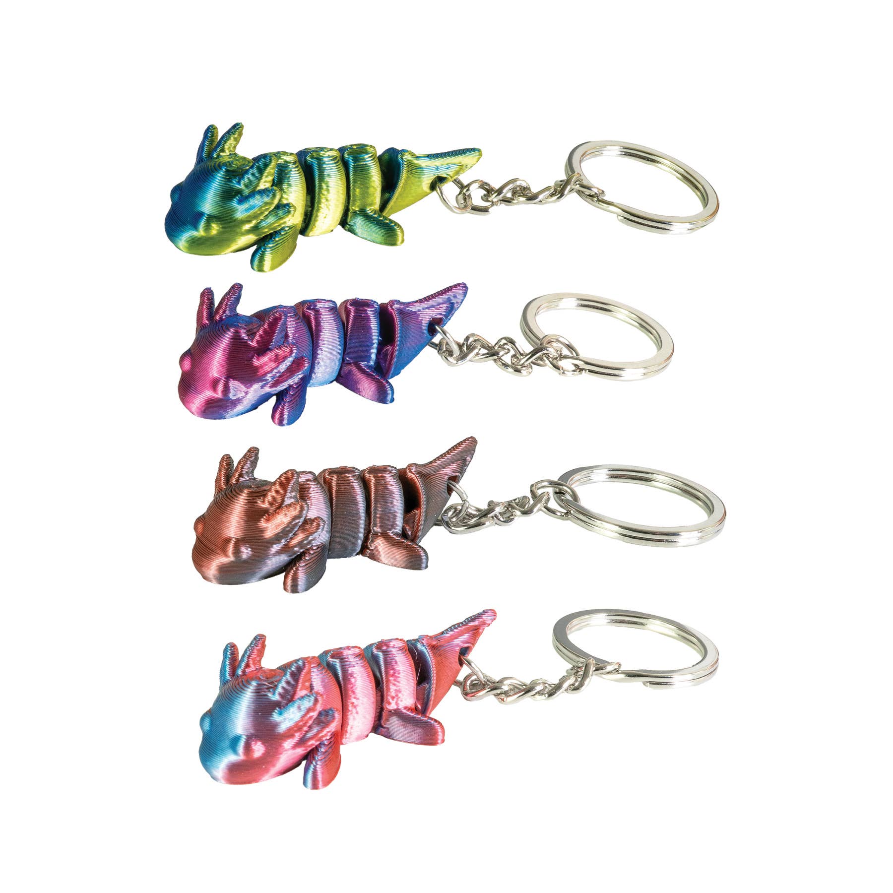 Geddes - Wholesale Keychain - Unisex - 3D PRINTED AXOLOTL KEYCHAIN   24/BOX0