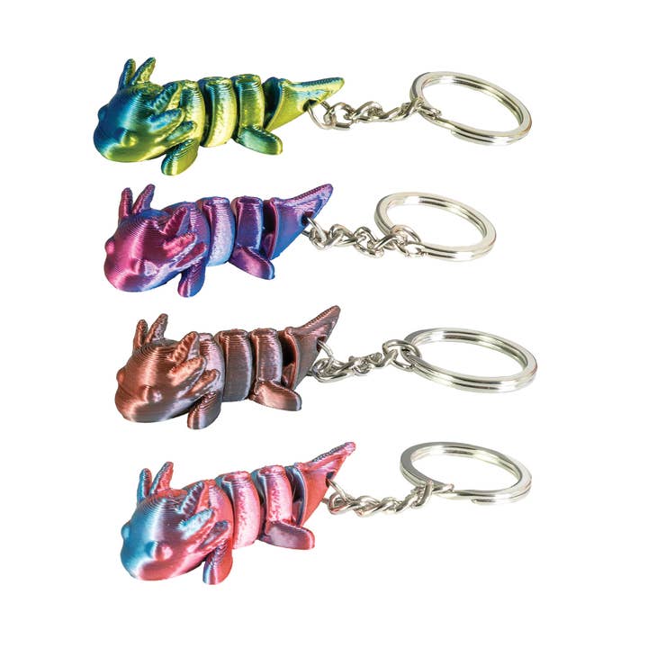 LLAVERO DE AJOLOTE IMPRESO EN 3D 24/CAJA para venta al por mayor de Geddes