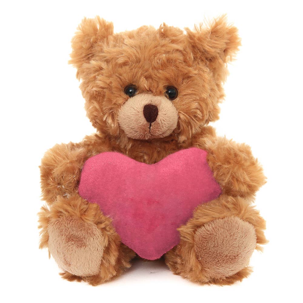 Plushland – Großhandel Kuschel-/Plüschtier – Kind & Baby – 15 cm großer Bär mit Herz | Individueller Herz-Valentinstags-Teddybär3