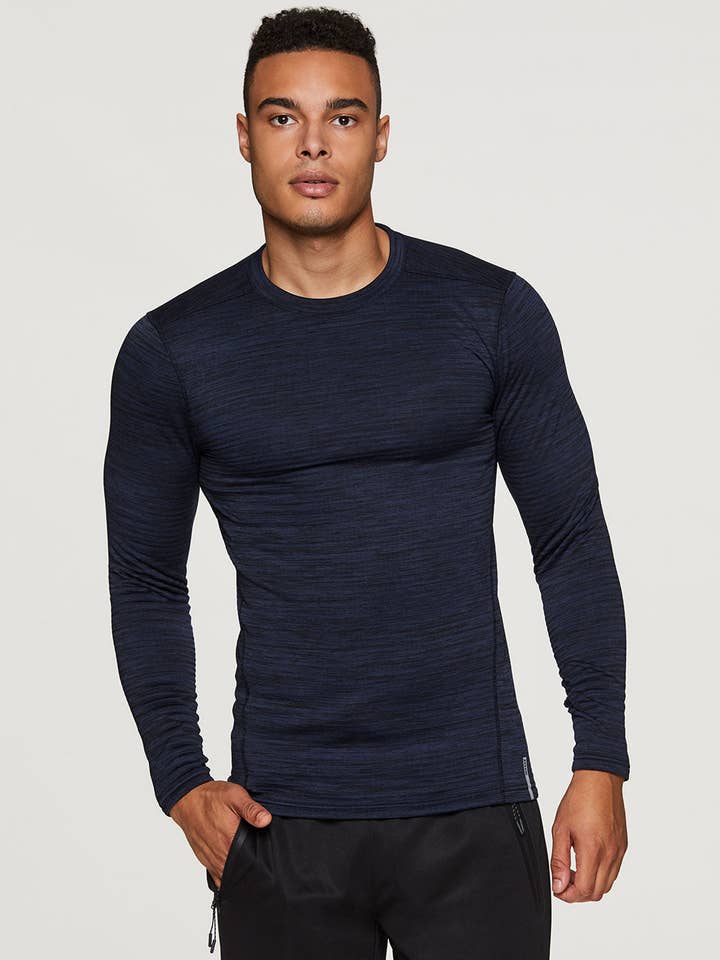 RBX Active - Wholesale Athletic Top - Men's - Stratus Fleece Lined Compression Base Layer Tee