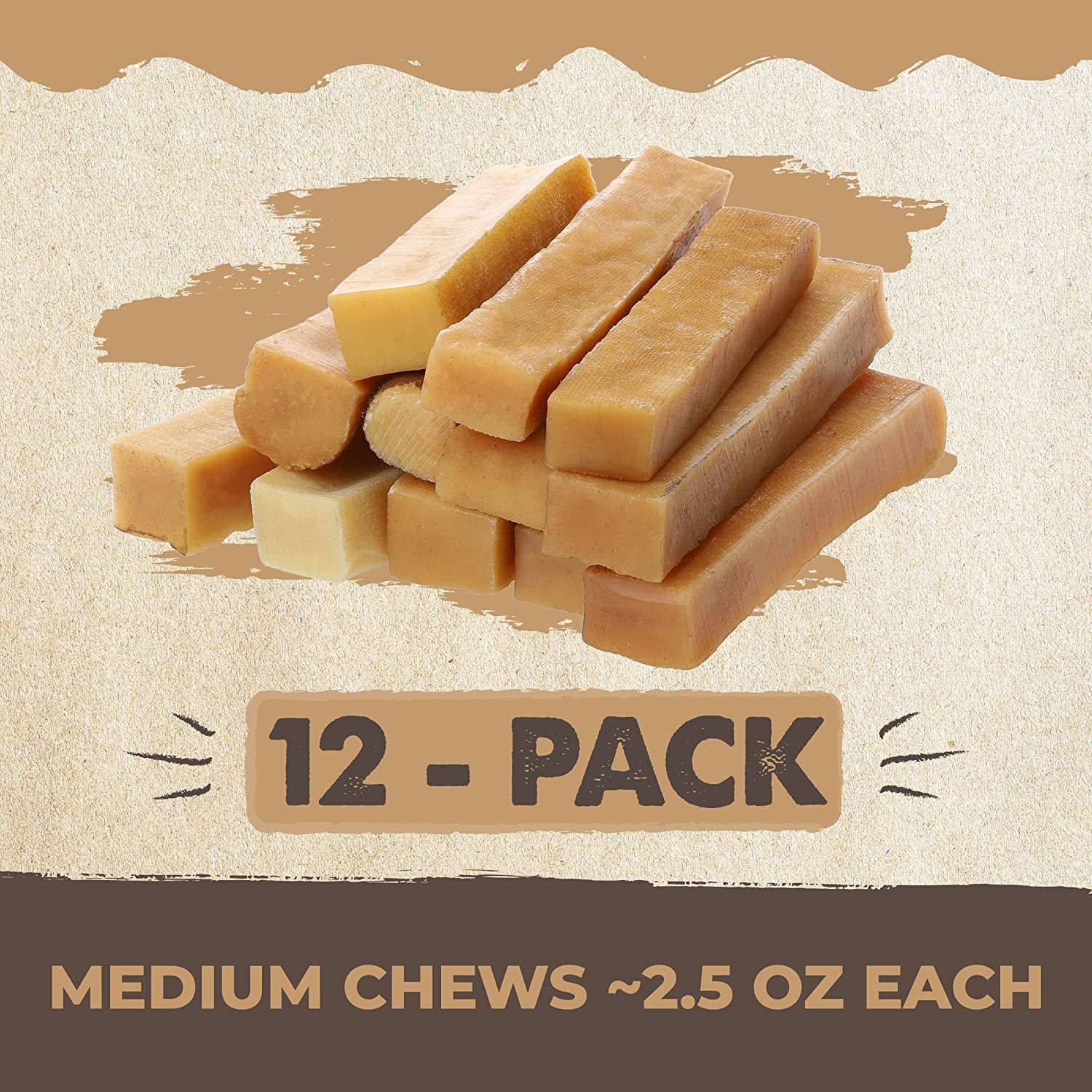 Mighty Paw - Vente Friandises – chien - Mâchouilles naturelles au fromage de yak pour chiens20