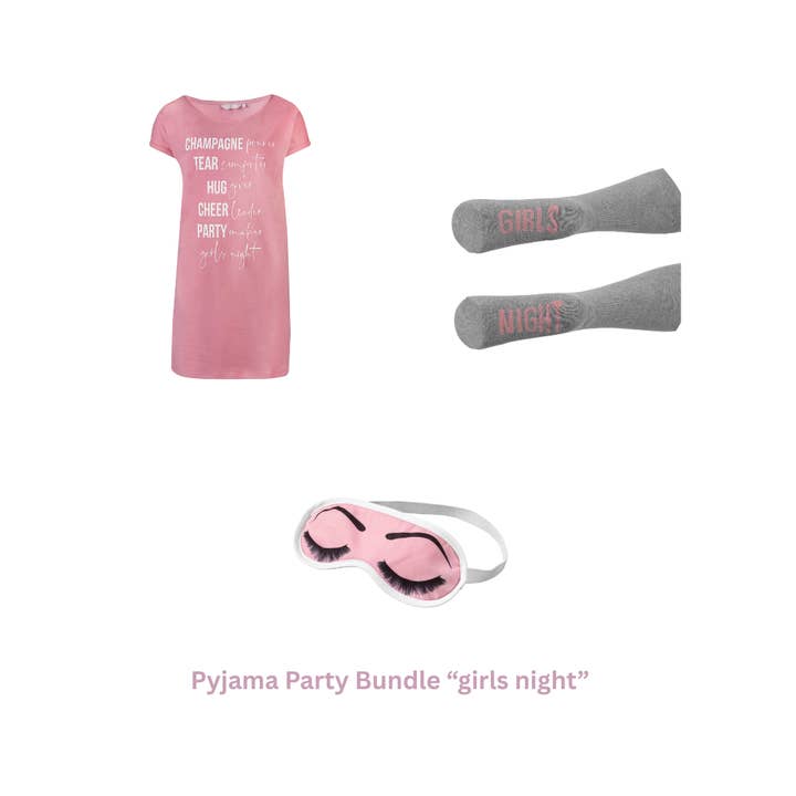 PYJAMASPARTYBUNT "girlsnight" för wholesale av shopandmarry