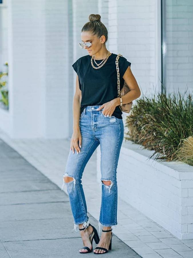 Blau Zerrissene Röhren für den Großhandel auf Faire4