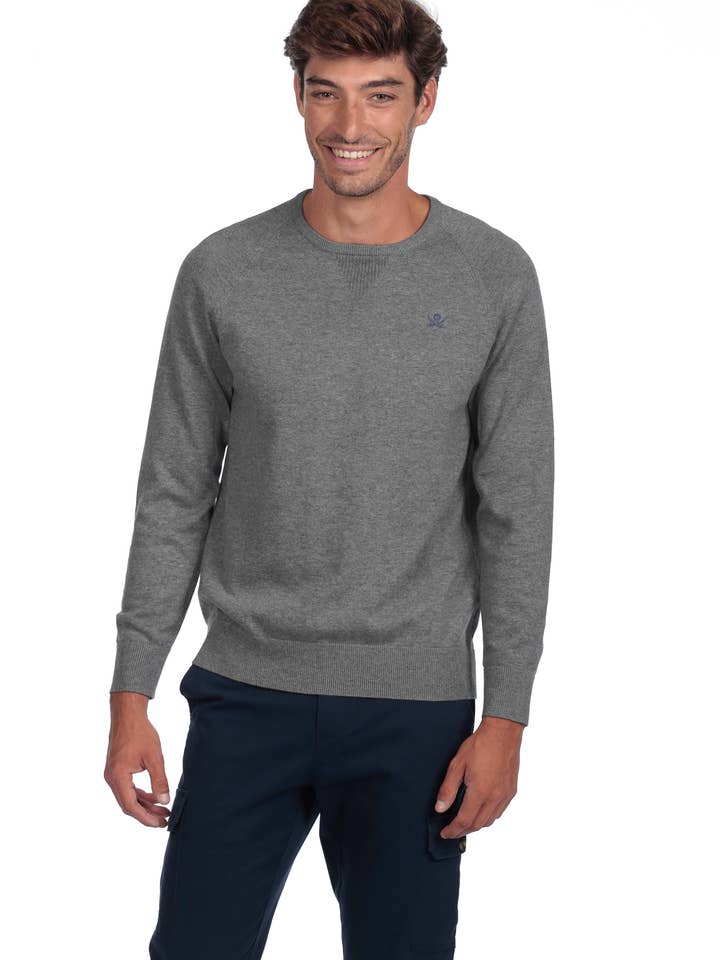 Jersey Corner Heren The Time Of Bocha QI1JCORNER-GRIJS.MED voor wholesale door The Time of Bocha