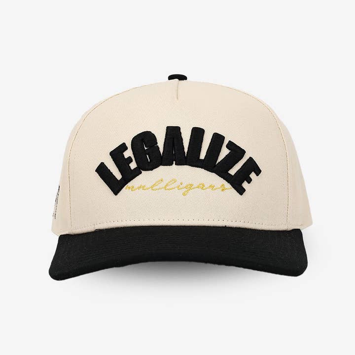 Good Roll Golf - Wholesale Baseball Cap - Unisex - Legalize Mulligans Black1