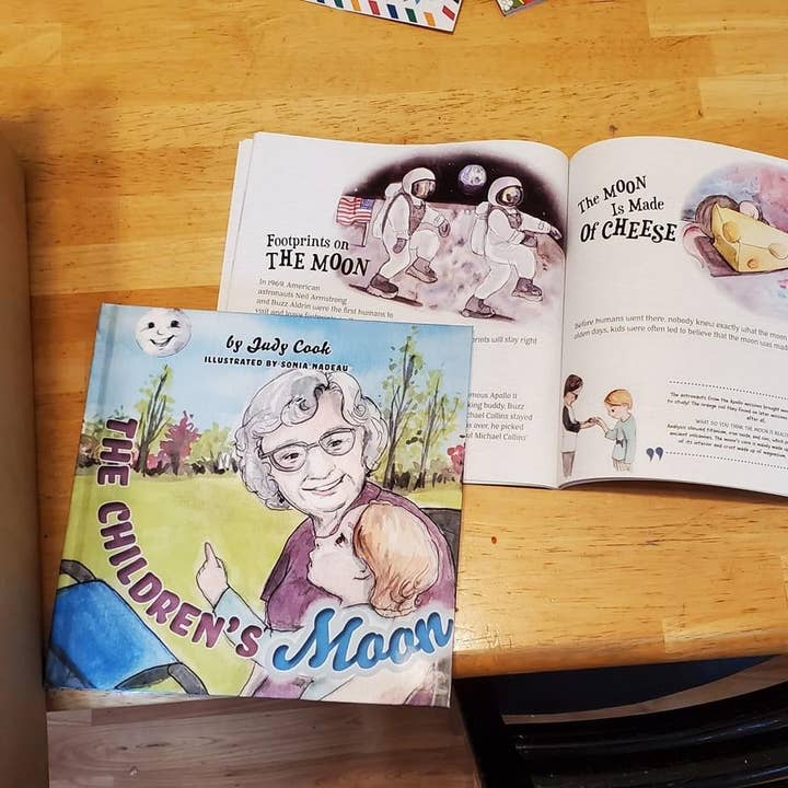 Judy Cook - Wholesale Preschool Book (3-5) - The Children’s Moon - Hard Cover1