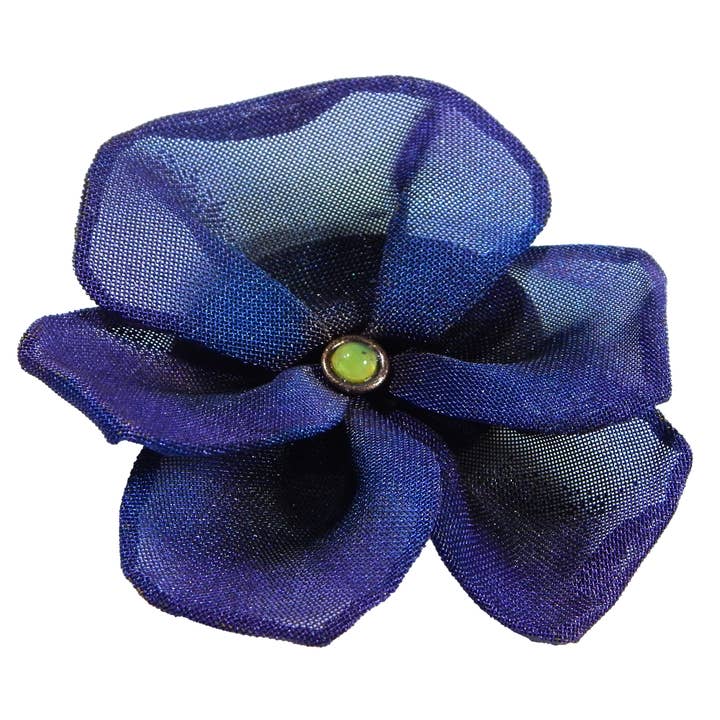 Sarah Cavender Metalworks – alfinete de lapela por atacado – Alfinete O'Keefe Pansy de 3 “x 2,5"