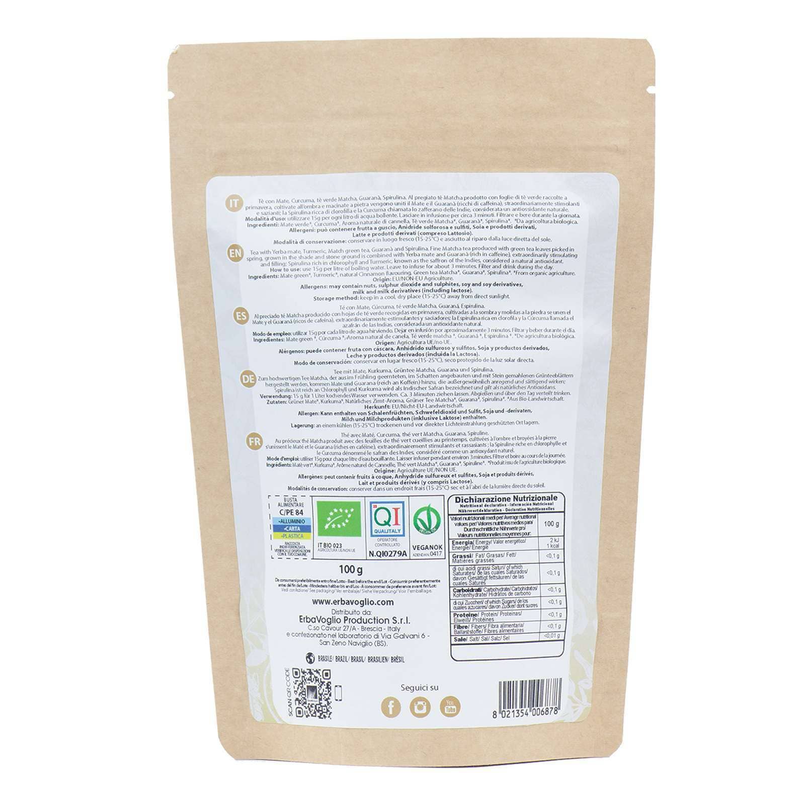 Erbavoglio - Wholesale Health/Detox Tea - Slim Bio Tea1