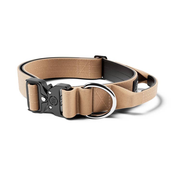 Combat Collar with Handle & Rated Clip Military V2.0 for wholesale by BullyBillows Ltd