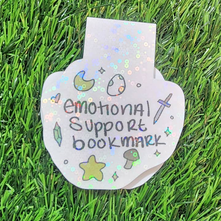Emotional Support Bookmark for wholesale by Secret Sheepie