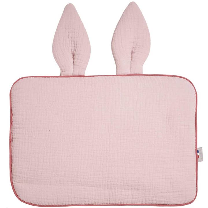 Rabbit cotton gauze flat pillow, Jeanne for wholesale by Sevira Kids